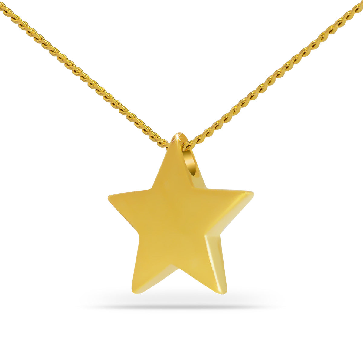 Star Gold Steel Keepsake
